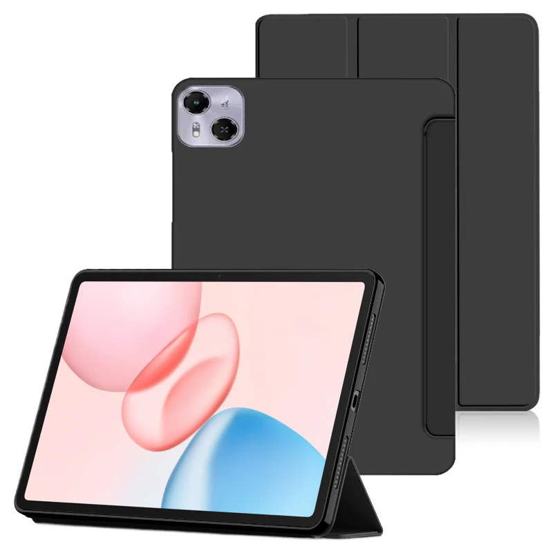 Slim Tablet Case with Soft TPU Back and Auto Sleep/Wake