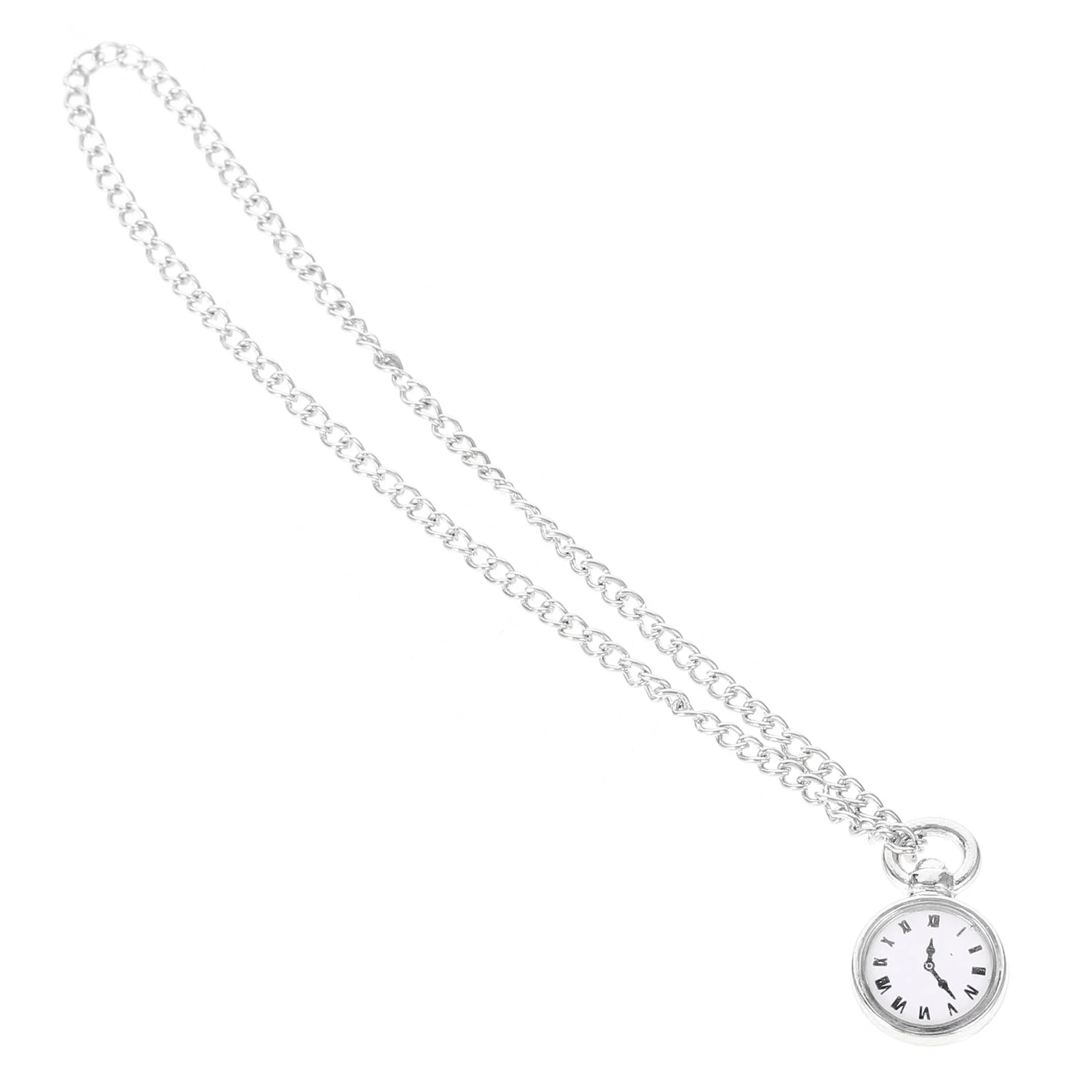 

Miniature Dollhouse Pocket Watch Mini Vintage Watches Chain Toy Doll Dress Up Party Accessories Pretend Play Dollhouse