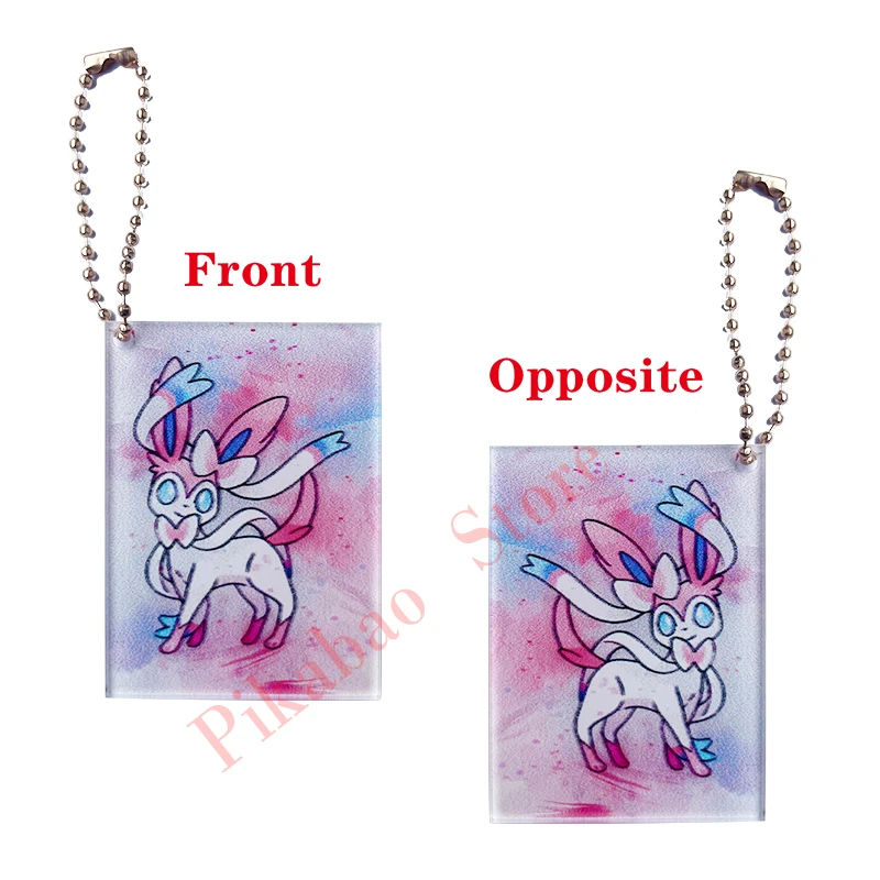 Pokemon Anime Ciondolo Eeveelution Pikachu Charizard Venusaur Double Sided Pattern Loomently Limited Acrilico Ciondolo Ornamento Regali
