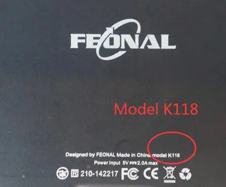 FEONAL K118 태블릿 용량 성 터치 스크린 디지타이저 센서 외부 ??유리 패널 K118/K118D 용 새 10.1 인치 검정색