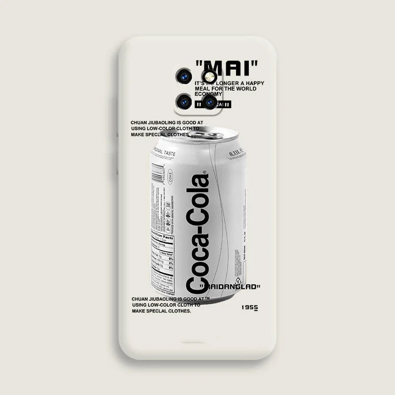Чехол для телефона Coca Cola iphone SE 2020 6 6S 7 8 11 12 13 Mini Plus X XS XR Pro Max Белый huawei redmi xiaomi |