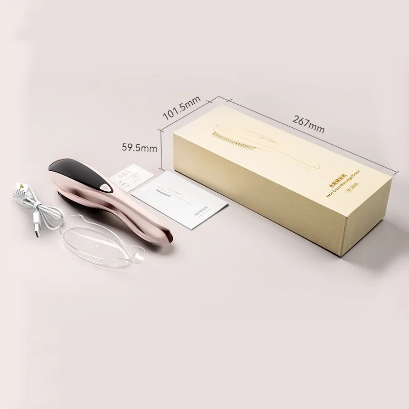 Electric 625nm Light Energy Hair Growth Massage Comb High Elasticity Comb Teeth Multi Functional All In One Straightener Comb 6