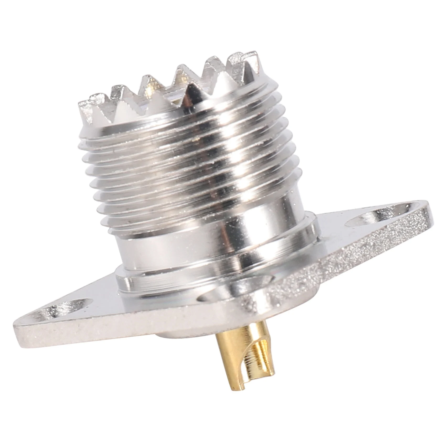 Coax Connector UHF SO-239 Female Jack Square Shape Solder Cup Coax Connector For Ham Radio