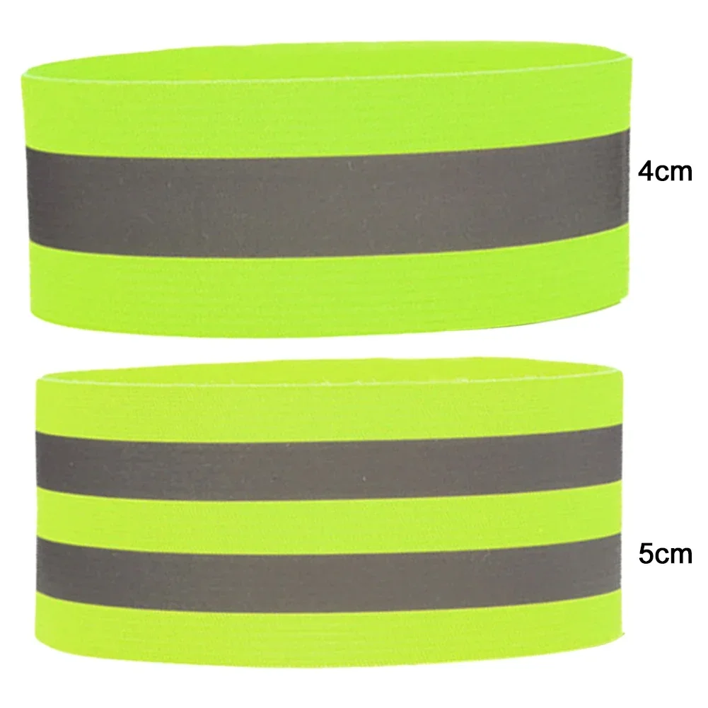 Reflective Bands&Vest Elastic Armband Wristband Ankle Leg Straps Safety Reflector Tape Straps for Night Walking Cycling Running