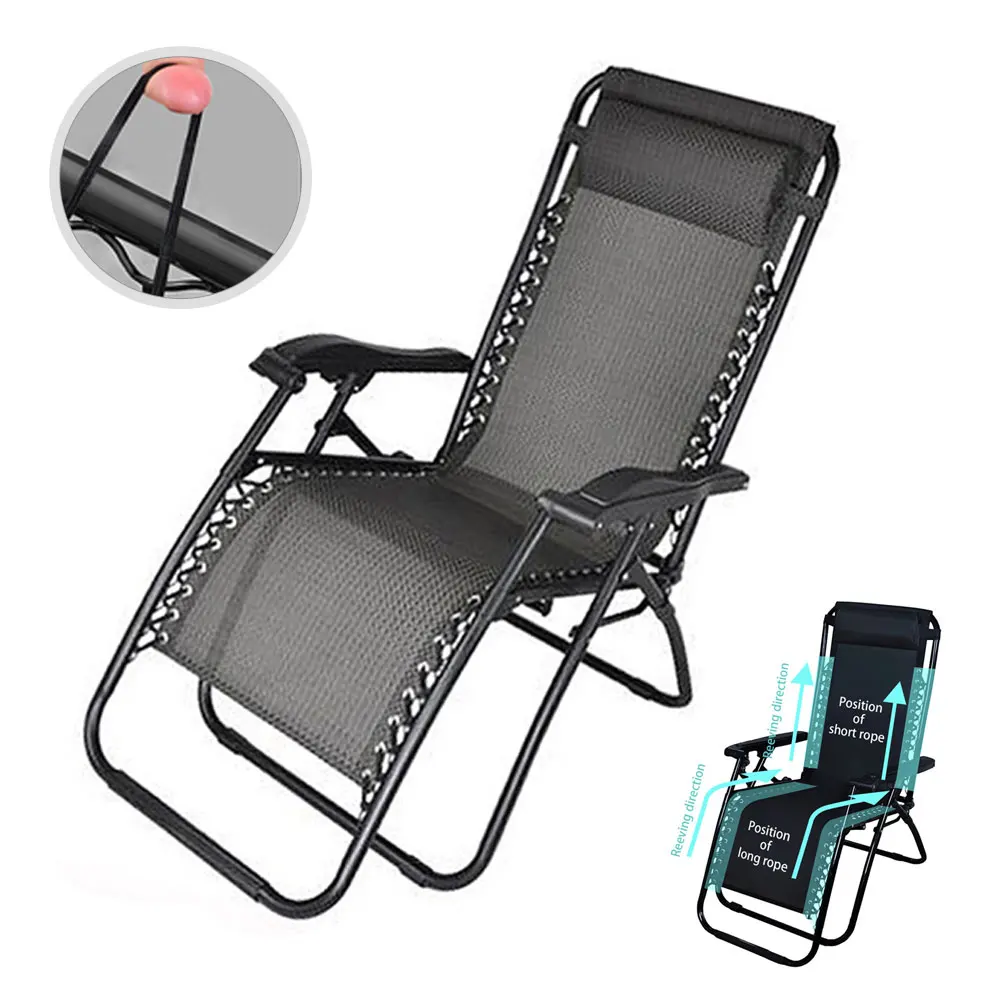 Recliner Cords 4pcs Replacement Chair Cords 4.6/7.2ft Deck Chair Tie Rope Elastic Stable Recliner Laces Repair Tool