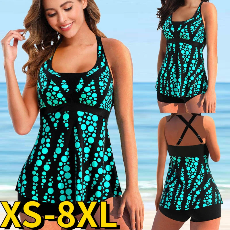 

2023 Summer Regular Wear Swimwear Swimwear Tankini New Design Printed Women's Swimwear Two Piece Swimwear Bikini Set Beach Set