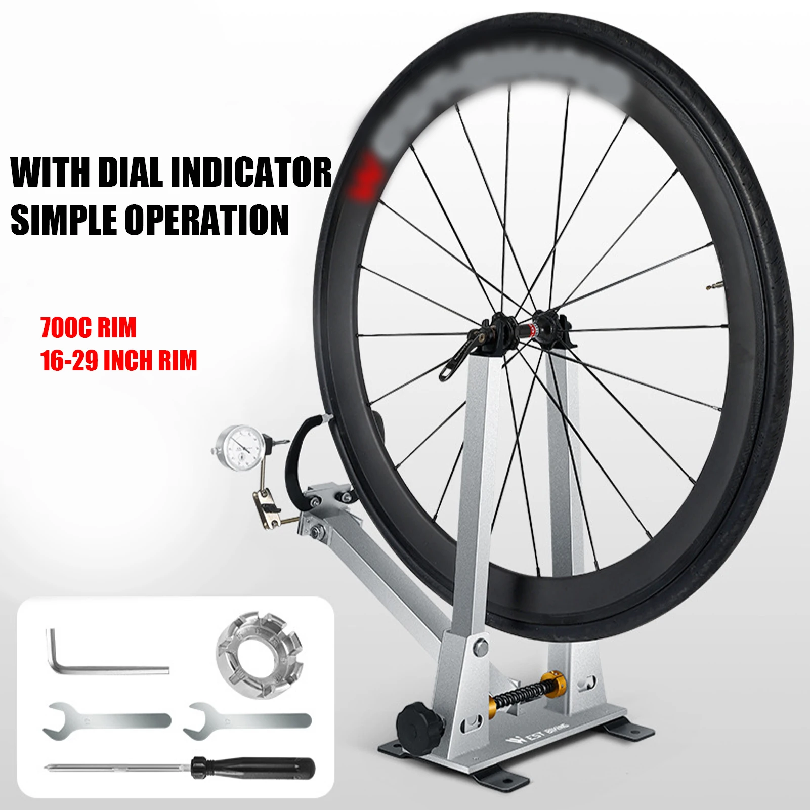 Bike Wheel Professional Truing Stand Bicycle Wheel Maintenance Road