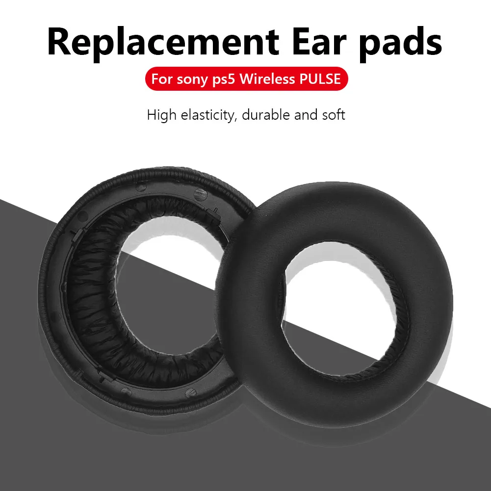 1 Pair Ear Pads Replacement Ear Pads Cushions Cover Earmuff Ear Pads Cushions for Sony Playstation 5 Pulse 3D Wireless Headset