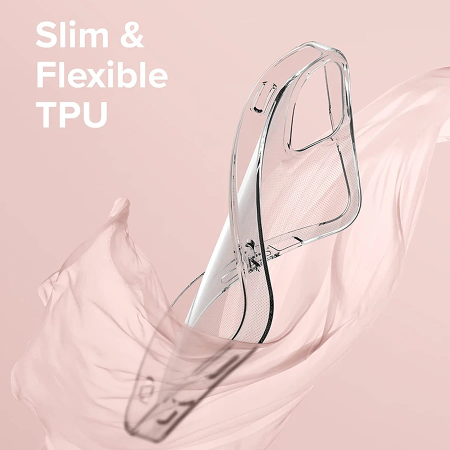 iPhone Case Original Clear Silicone Soft TPU Case For Iphone 11 12 13 Mini 14 Pro Max 7 8 Plus X Xs Xr Ultra Thin Transparent Shell Bumper