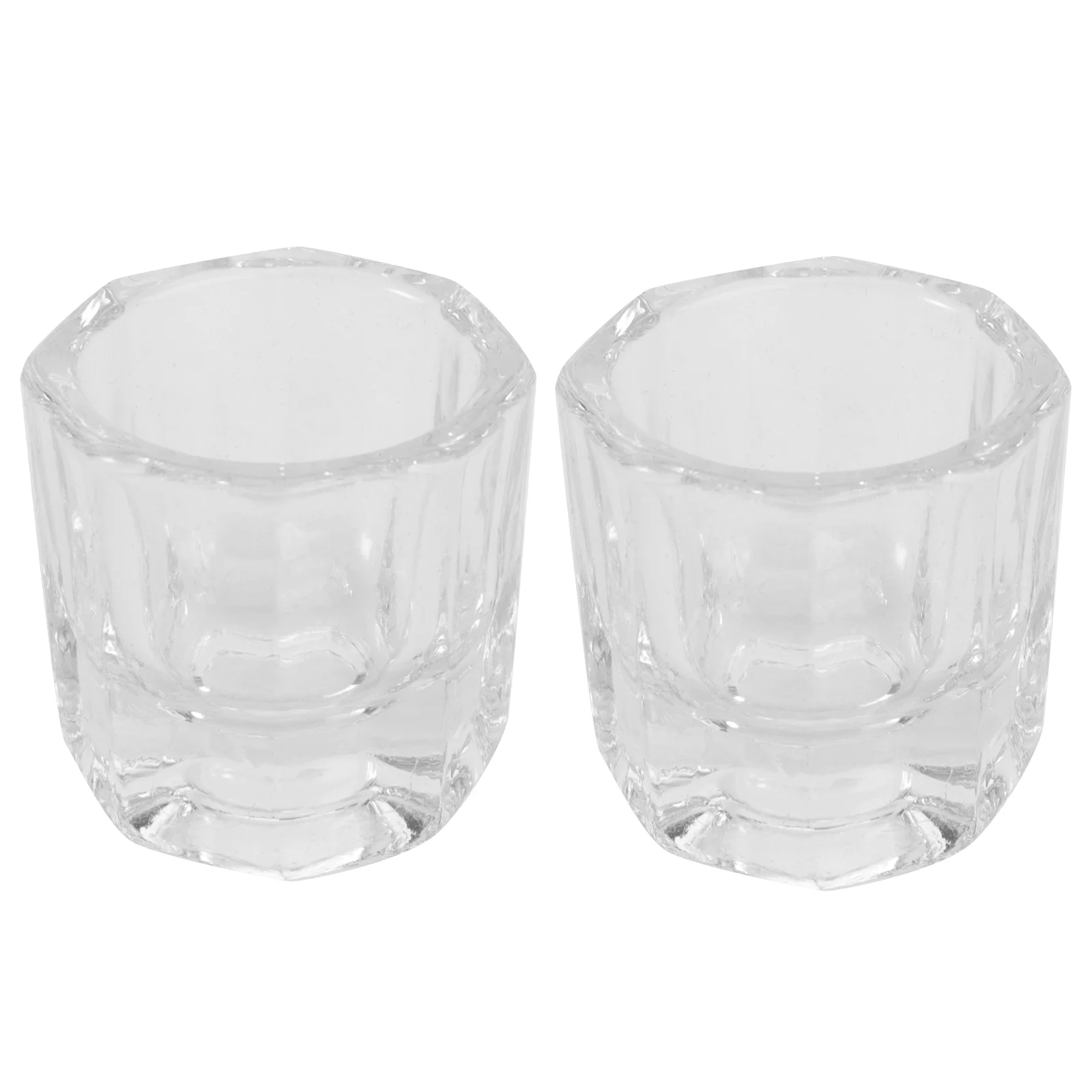 

Nail Dappen Dish Cup: Nail Acrylic Powder Holder 2pcs Jewelry Candy Apothecary Storage Container Decorative for Salon Manicure