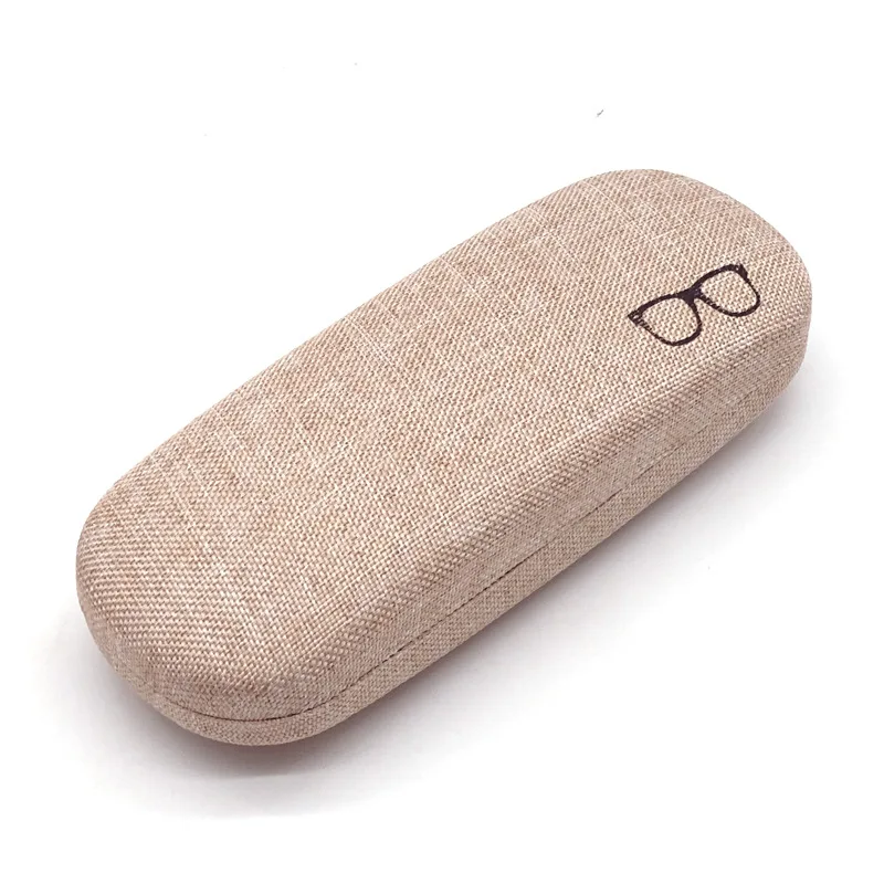 Glasses Case Men Women Linen Cloth Eyeglass Cases Cover Hard Glasses Box Holder Eyewear Storage