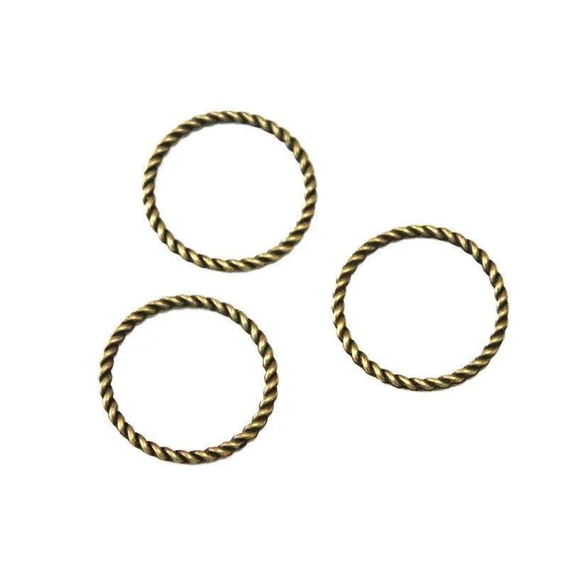 

60Pcs 25.5MM Antique Bronze Plated Circle Charms DIY Jewelry Making Pendant Fit Bracelets Necklaces Earrings Handmade Crafts
