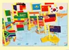 3D Wooden Map of The World Puzzle Stereo Toy,Mapology World Map Puzzle Includes Country Flags,Fun Jigsaw Puzzle Educational Toys 6
