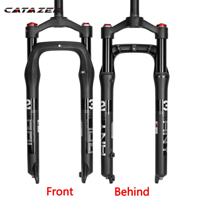 

Snow Bicycle Air Suspension 26inch Magnesium Alloy Air Gas Bicycle Fork for Fat 4.0"Tire Suspension Fork 135mm