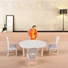 1/25 1/50 1/75 1/100 Scale Furniture for Model Building Layout Dollhouse Table Chair Miniature Accessories Plastic Model Craft 4