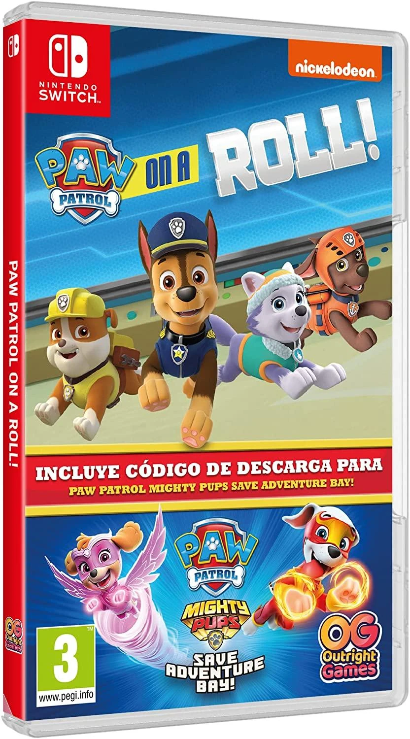 Paw Patrol: On a Roll! & Mighty Pups: Save Adventures Switch Switch Namco Bandai Partners Iberica S.A.|Game Deals| - AliExpress