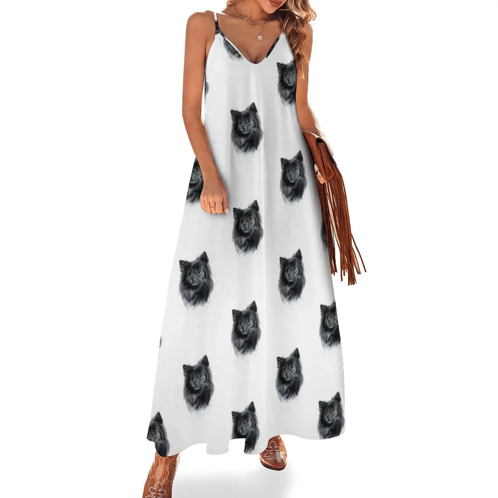

Phoebe the Pomeranian Sleeveless Dress dress women summer 2024 prom dresses Elegant gowns