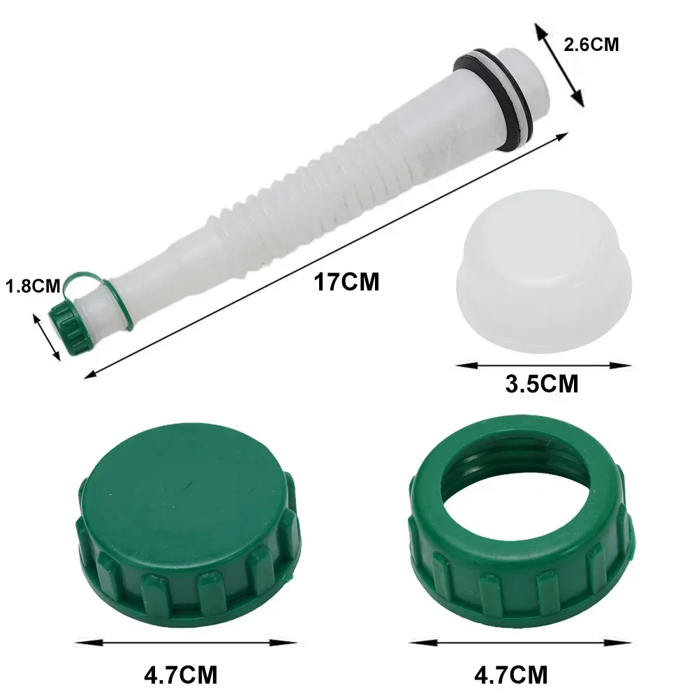 6-Pack Gas Can Nozzle Replacement - Flexible Hose For 1/2/5/10 Gallon Cans