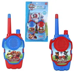 PAW Patrols Toy Walkie Talkies Set Children Walkie Radio Cartoon Kids Radio Interphone Parent-child Toys Outdoor Phone Game Gift