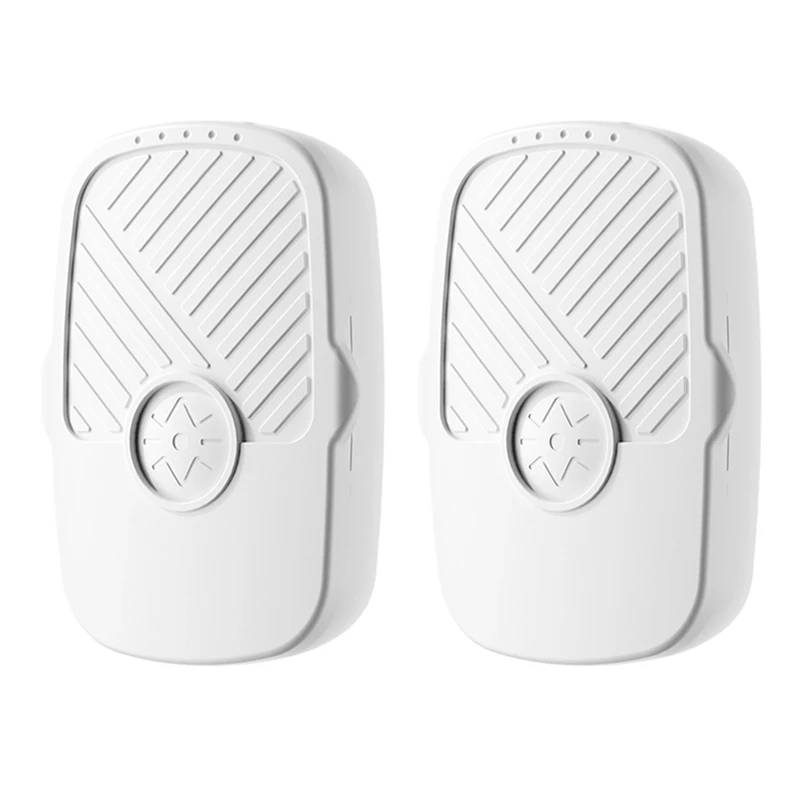 

2PCS Portable Ultrasonic Fruit Food Purifier Household Kitchen Food Cleaner Machine White