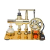 Hot Air Single Cylinder Stirling Engine Generator Physics Popular Science Production Invention Collection Toy 1