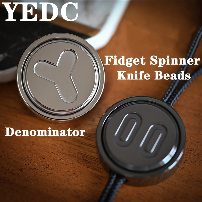 

YEDC Denominator Pendant Fidget Spinner Knife Beads Pair Lock Adult Decompression Toy DIY