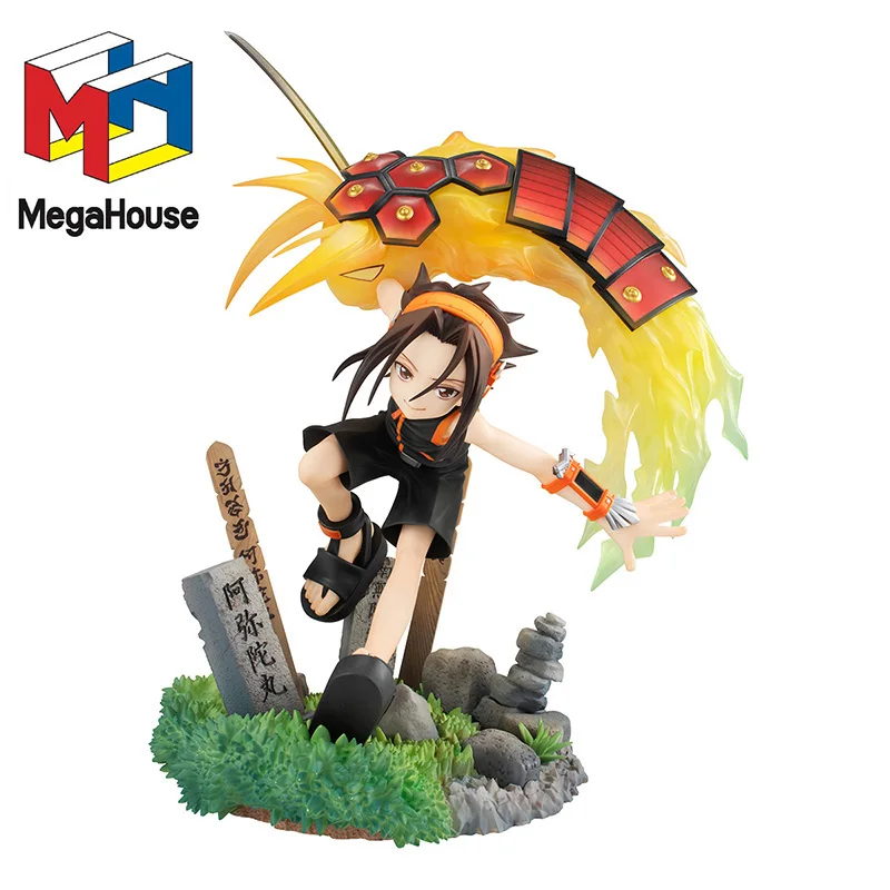 

Anime Shaman King MegaHouse MH Original 18cm PVC Yoh Asakura Modeling Action Figure Collection Model Decoration Gift Toys