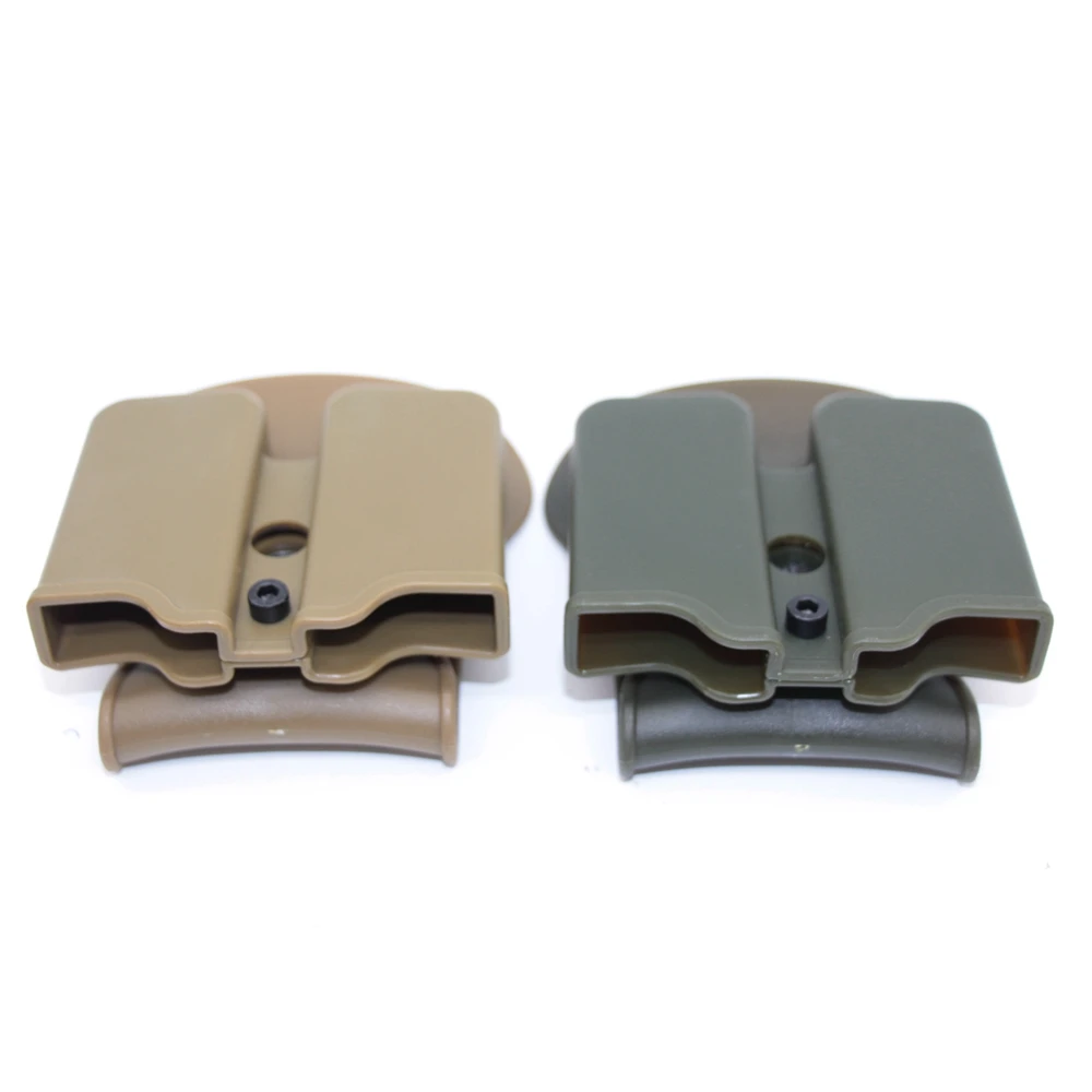 Universal Double Magazine Pouch 9mm .40 Double Stack Mag Holder Dual Stack Mag Holster for G17 S&W M9