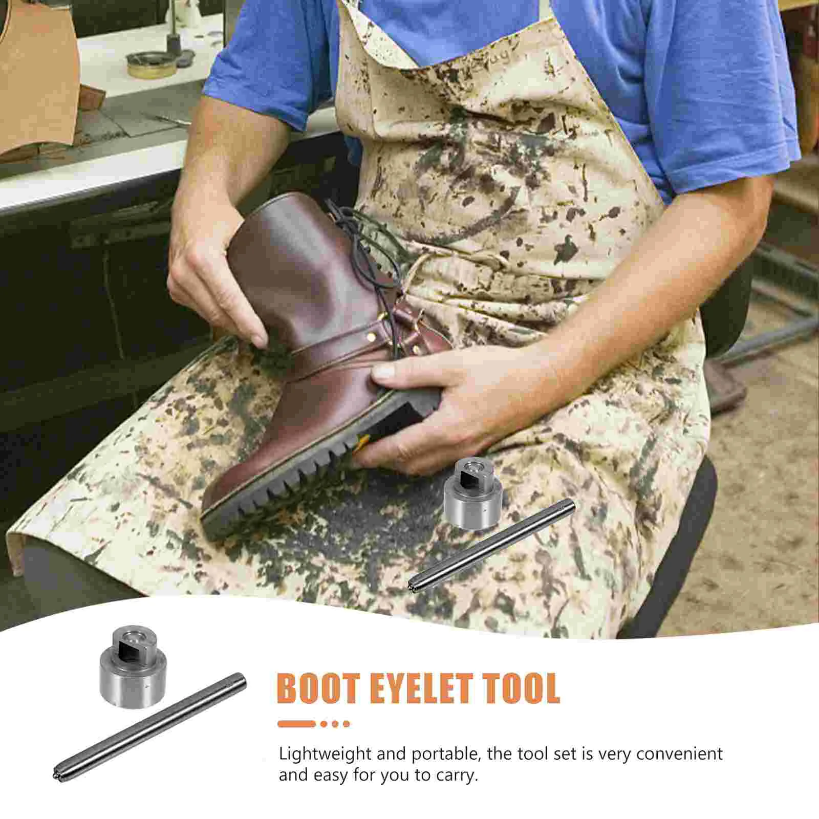 Shoe Boots DIY Buckle Hooks Tool Eyelet Lace Kit Fixing Lever