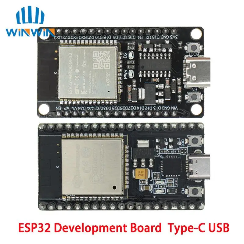 ESP32 Entwicklung Bord TYPE-C USB CH340C WiFi + Bluetooth Ultra-Low Power Dual Core ESP32-DevKitC-32 ESP-WROOM-32 Expansion Board