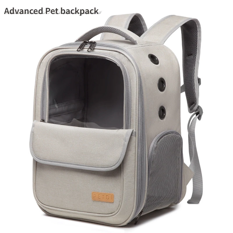 

Senior pet backpack large space foldable cat carrier oxford cloth anti scratch outdoor portable dog cat backpack For 1 to 7kg