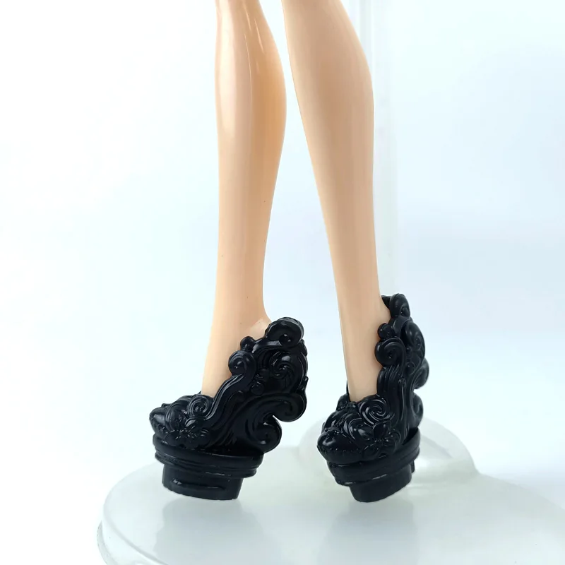 Shoes 1pair for Monster High Doll Heel Shoes Dolls Accessories Booties For 1/6 Demon Monster Dolls