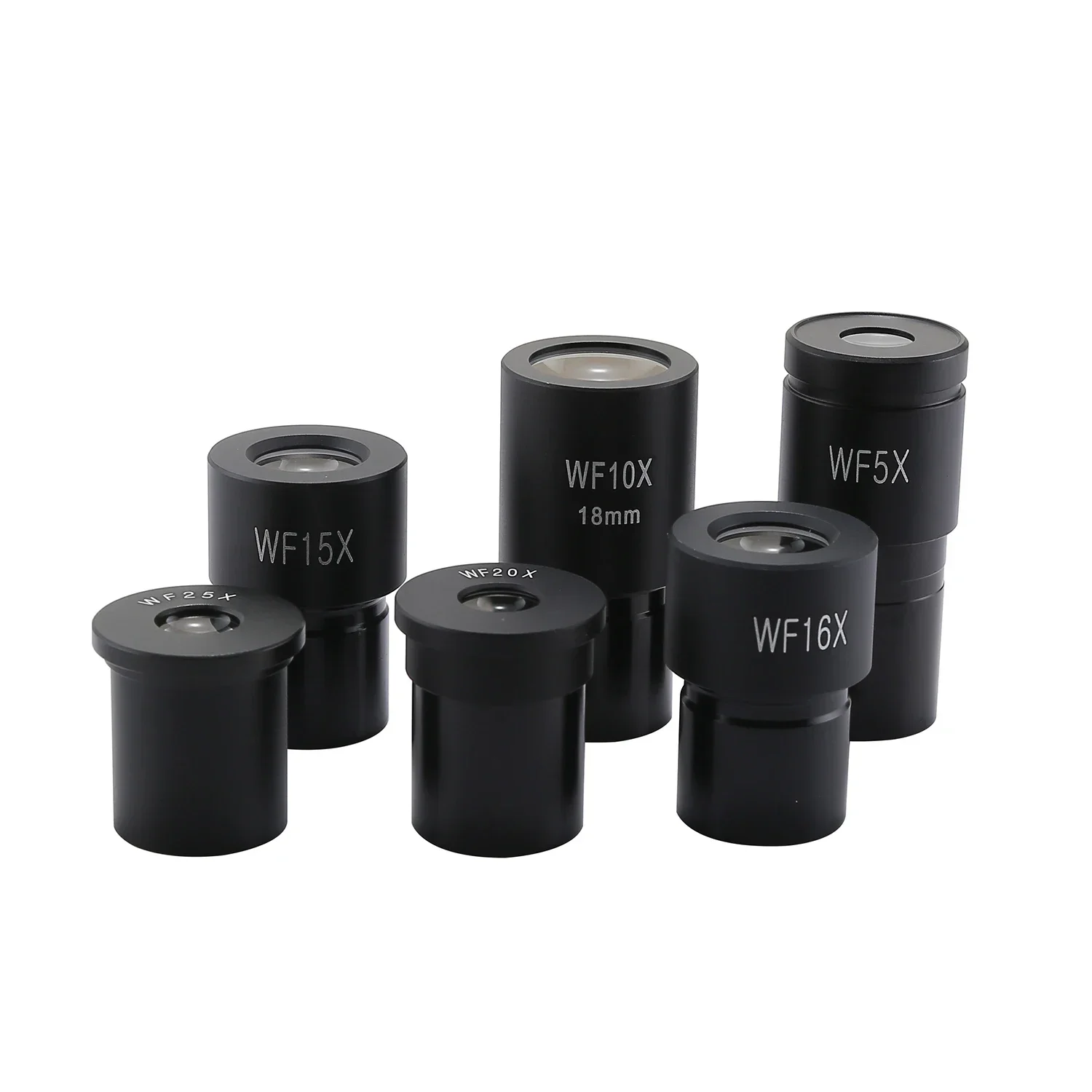 Biological Microscope Eyepiece School Science Educational Optical Microscope Glass Lens WF5X WF10X WF15X WF16X WF20X WF25X