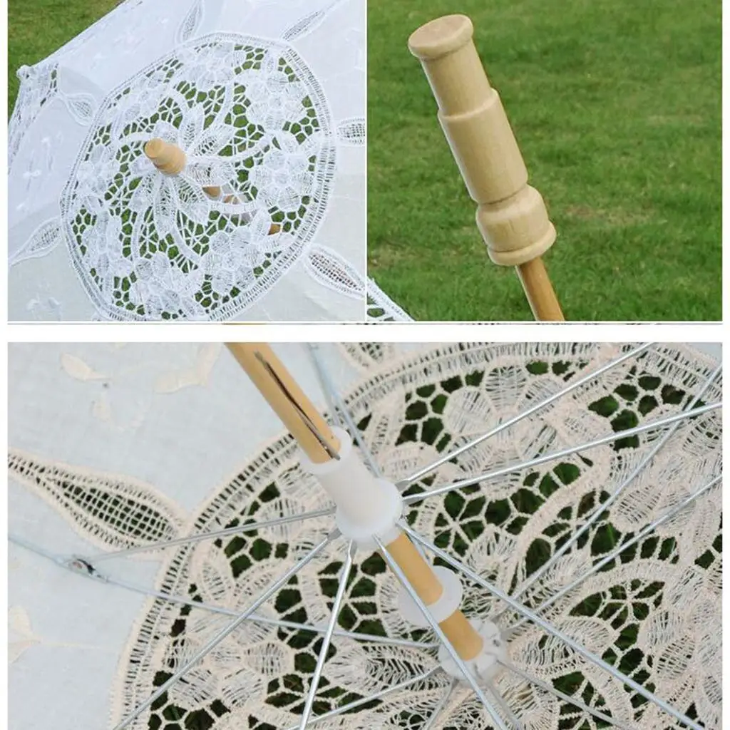 Umbrella Parasol Wedding Bridal Photograph for Decoration Halloween Costume Accs