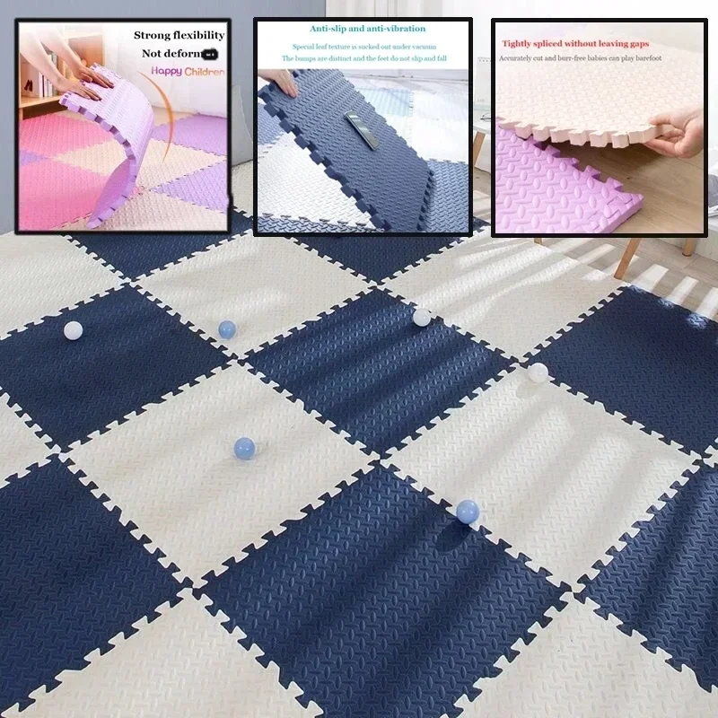 Alfombra de puzle de 8 a 16 piezas para bebé, colchón de espuma EVA, manta de bebé, juguetes educativos, alfombra de juego para niños, 30x1cm - Imagen 4