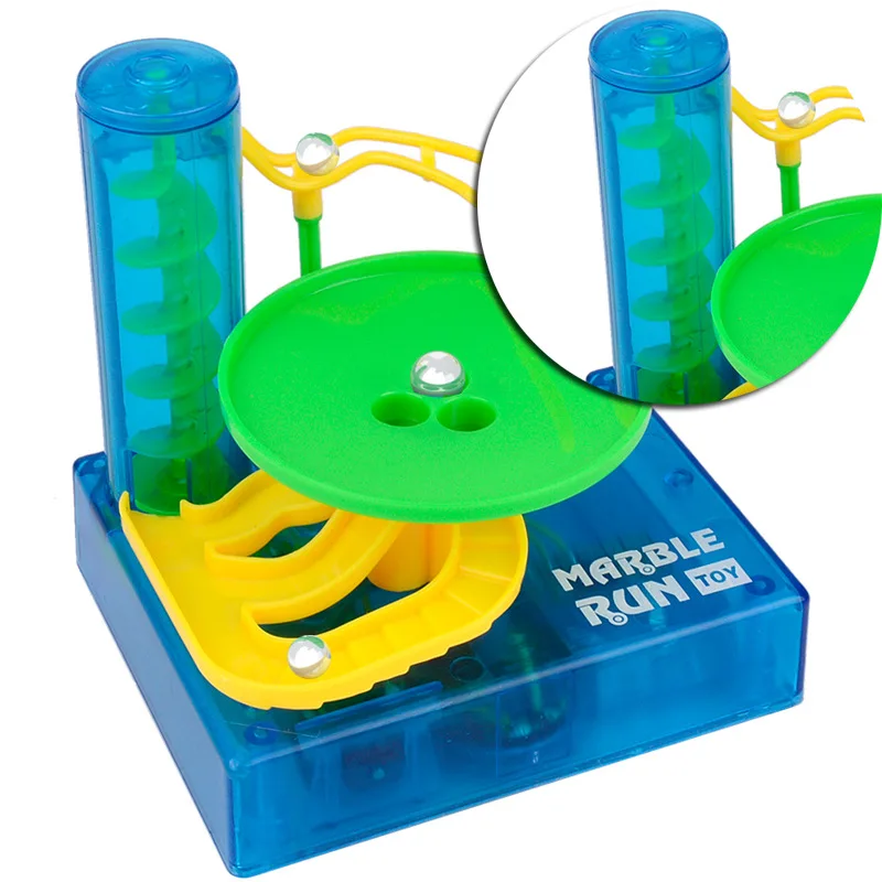 Electronic Construction Race Track Building Blocks Spiral Slide Track Maze Ball Toy Music DIY Assembly for Kid Educational Toys
