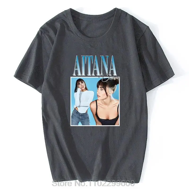 Spagna cantante Aitana Ocana Album musicale 11 razone T Shirt Harajuku Fashion Hip Hop manica corta T-Shirt oversize Top Streetwear