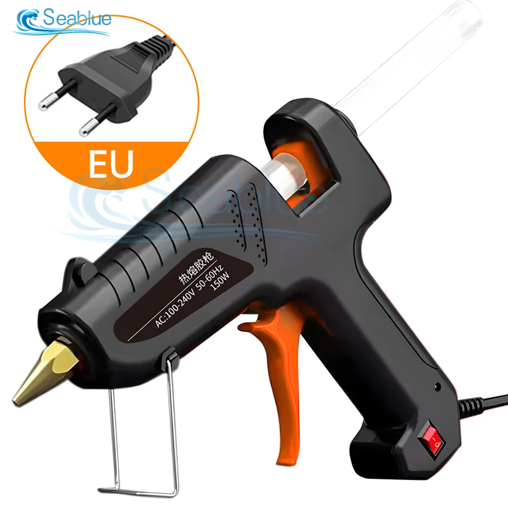 150W Hot Melt Glue Gun DIY Mini Household Industrial Guns Heat Temperature US EU Electric Repair Tool Use 11mm Glue Sticks hot melt glue gun,hot glue gun
