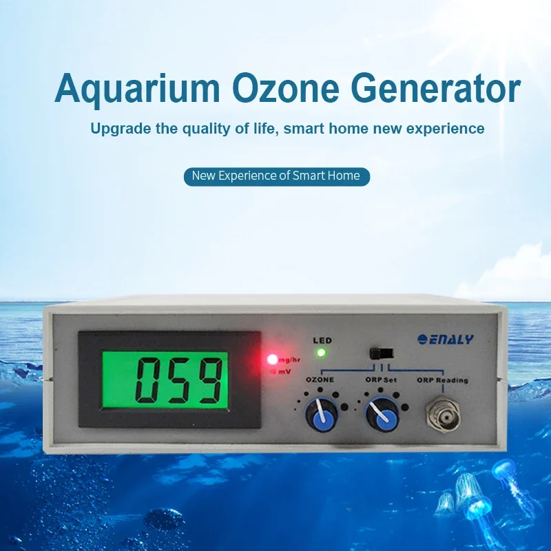 

100-240V Household Aquarium Ozone Machine 200mg/hr Sterilize Detoxify Oxidized Impurities for Aquarium Ozone Generators