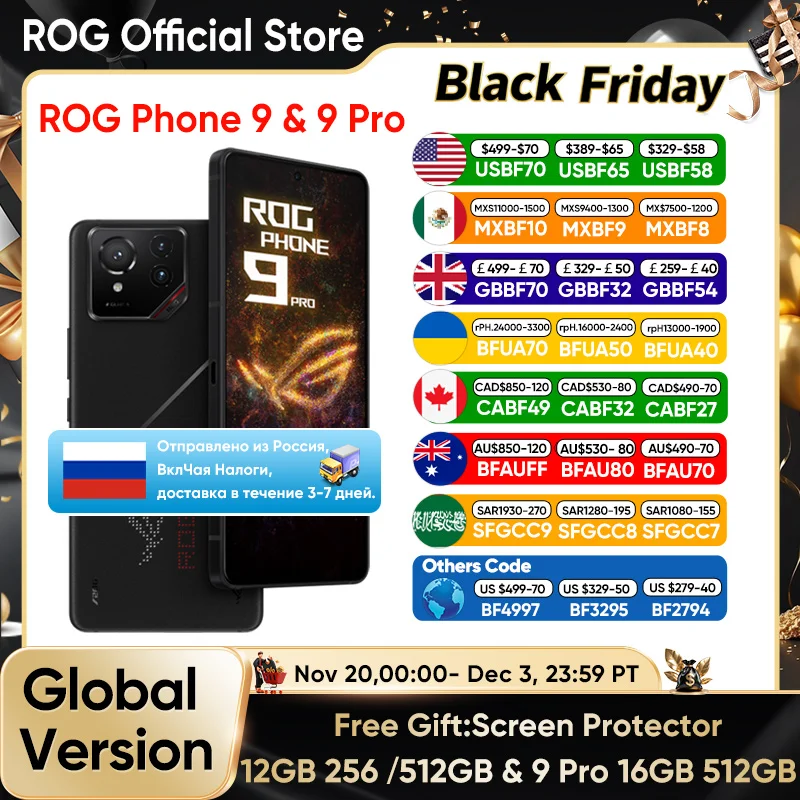 World Premiere ASUS ROG Phone 9 5G Smartphone Snapdragon 8 Elite