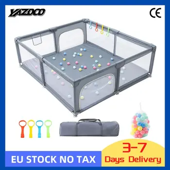 Box per bambini per bambini Nuovo parco giochi per bambini di arrivo per bambini di 6 mesi ~ 6 anni Box per palline per bambini Recinzione di sicurezza per bambini per interni 1