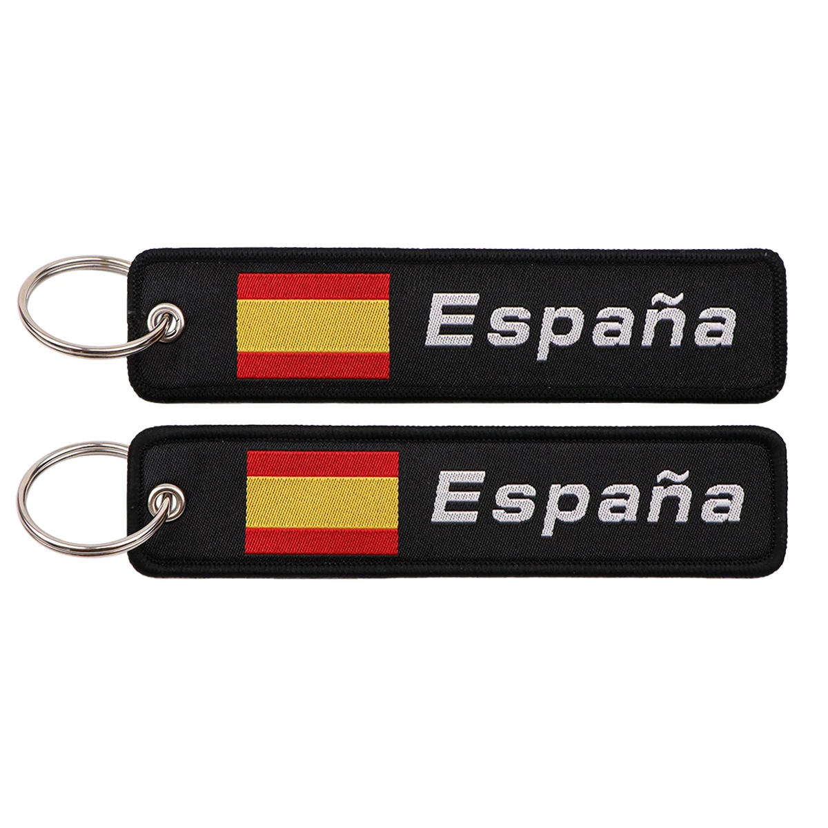 Humorous Embroidered Keychain - Key Ring Holder Accessory and Gift