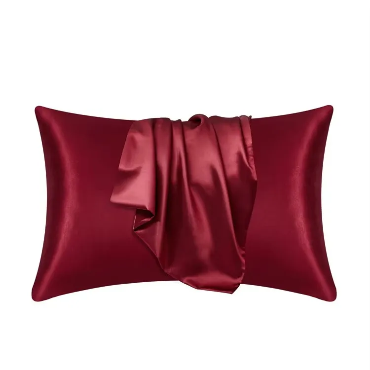 Luxurious 100% Silk Pillowcase - Silky Satin Hair Beauty & Comfort Pillow Cover for Home Decor (1 or 2 Pack)
