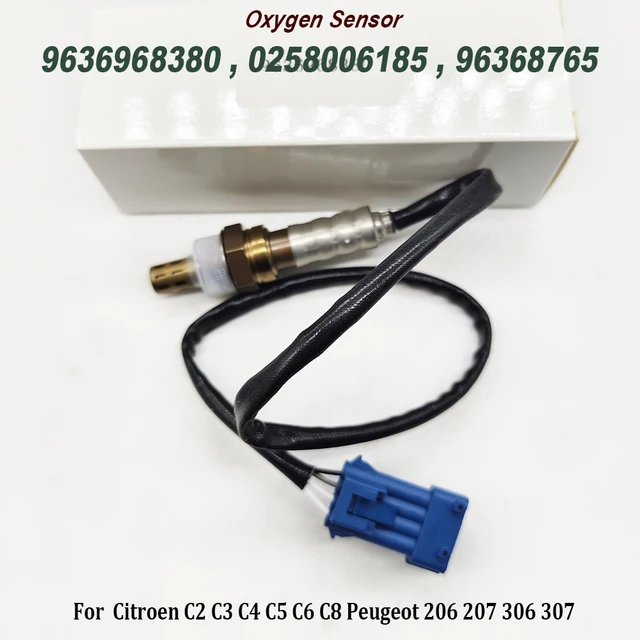 NEW 9636968380 0258006185 96368765 Oxygen Sensor For Citroen C2 C3 C4 C5 C6 C8 Peugeot 206 207 306 307 9644491280 High Quality 1