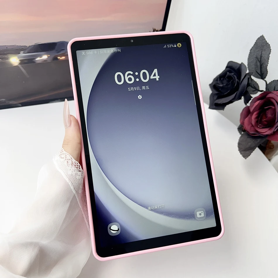 Universal Soft Silicone Kickstand Tablet Case with Holder