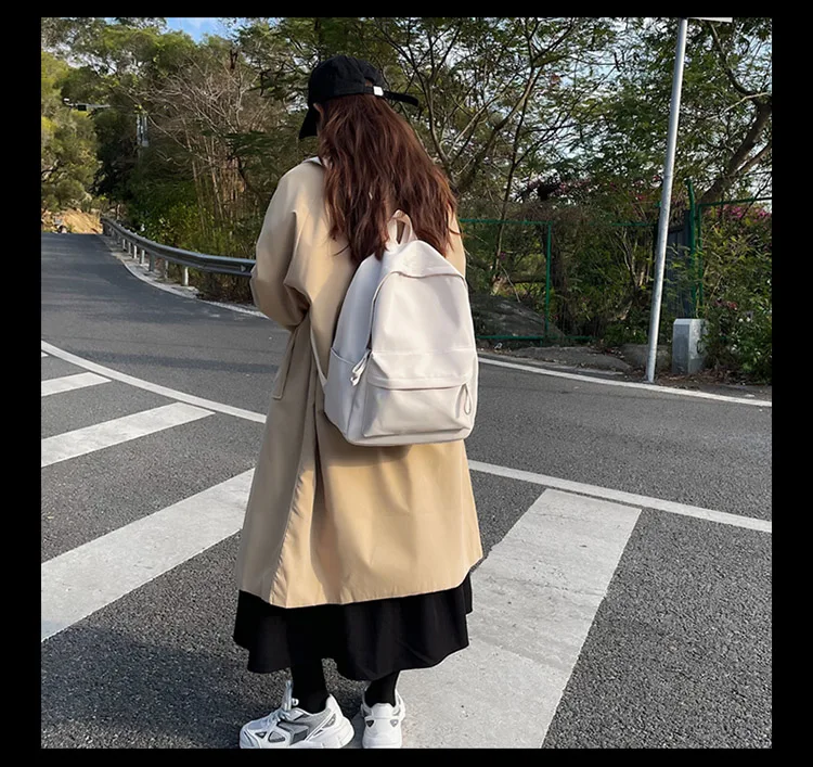 Fashion Backpack Canvas Women Backpack Anti-theft Shoulder Bag New School Bag For Teenager Girls School Backapck Female Stylish Backpacks cheap