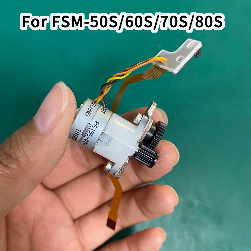 For FSM-50S/60S/70S/80S Fiber Fusion Splicer Gear With Motors With Cable  Welding Machine Heat Motor Sensor Cable x 900 6 motors core alignment fiber fusion splicer equal with 72c 70s price optic equipment