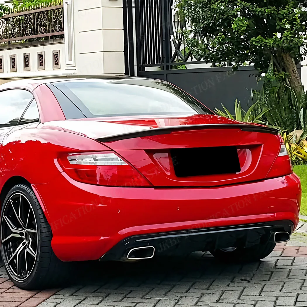 Spoiler per bagagliaio posteriore per Mercedes-Benz SLK SLC R172 AMG 2011 2012 2013 2014 2015 2016 2017 2018 2019 Accessori Trim Wing - immagine 5