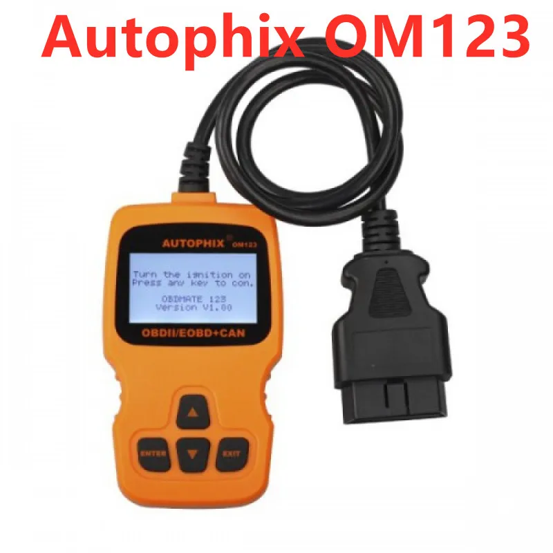 Autophix Om123 Obd2 Scanner Automobilistico Strumento Diagnostico Per Auto Odb2 Auto Scaner Leggi Clear Engine Fault Light Code Reader Elm327