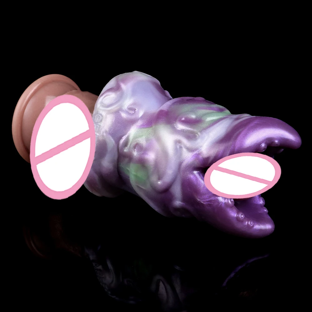 GEEBA Fantasy Silicone Anal Plug Ass Tunnel Butt Expansion Speculum Anus Dilator Anal Adult Penis Trainer Erotic Sex Toys
